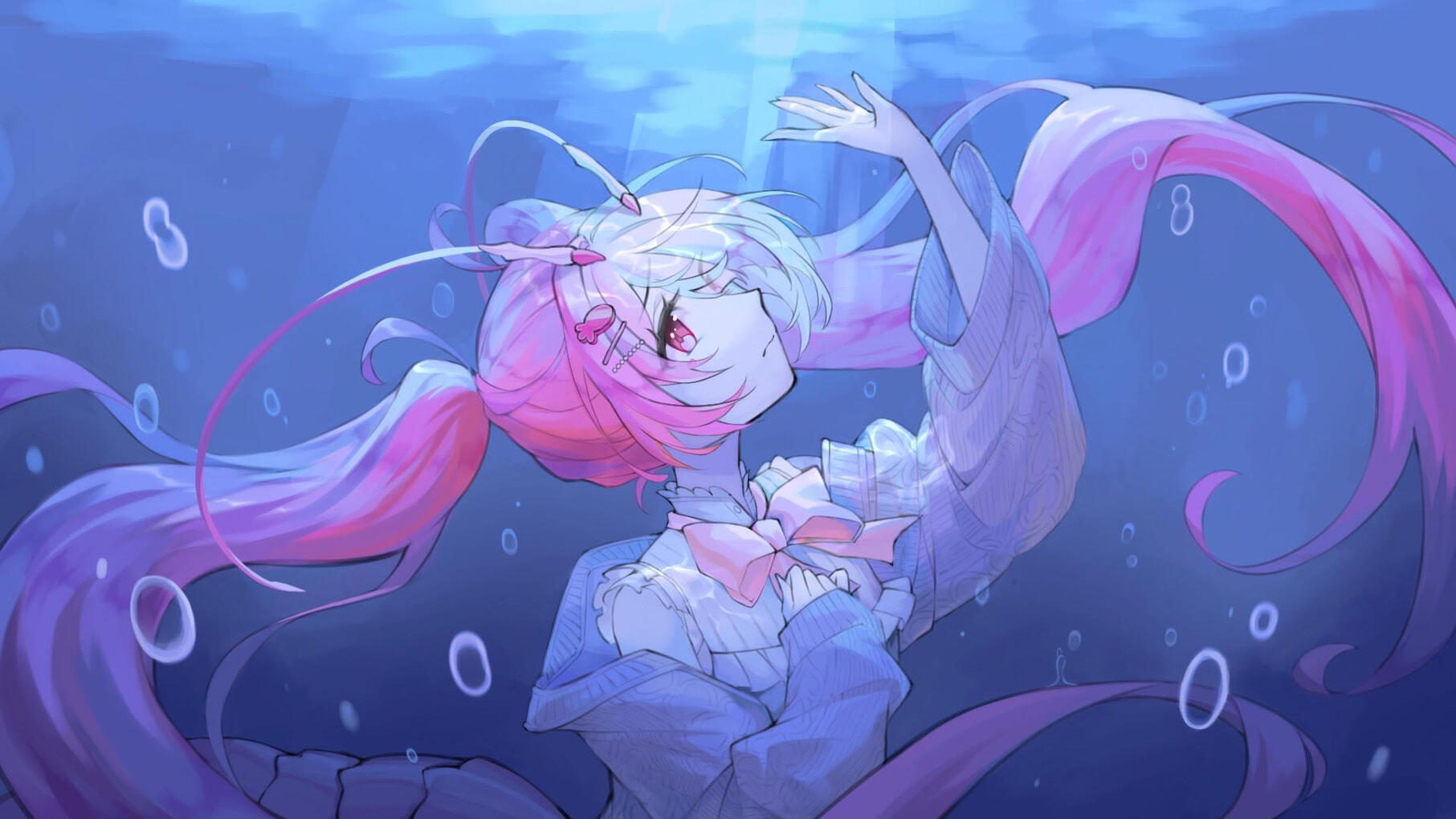 Prawn Star Itsi - "What Was I Made For?" Cover Song Illustration